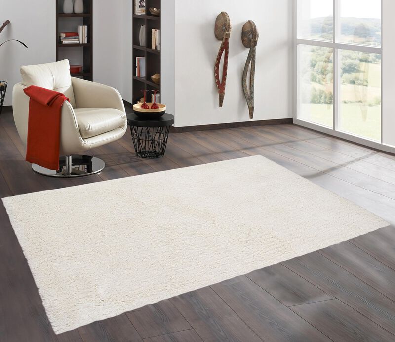 Pasargad Home Modern Hand-Tufted Cotton Area Rug- 5' 0" X 8' 0"