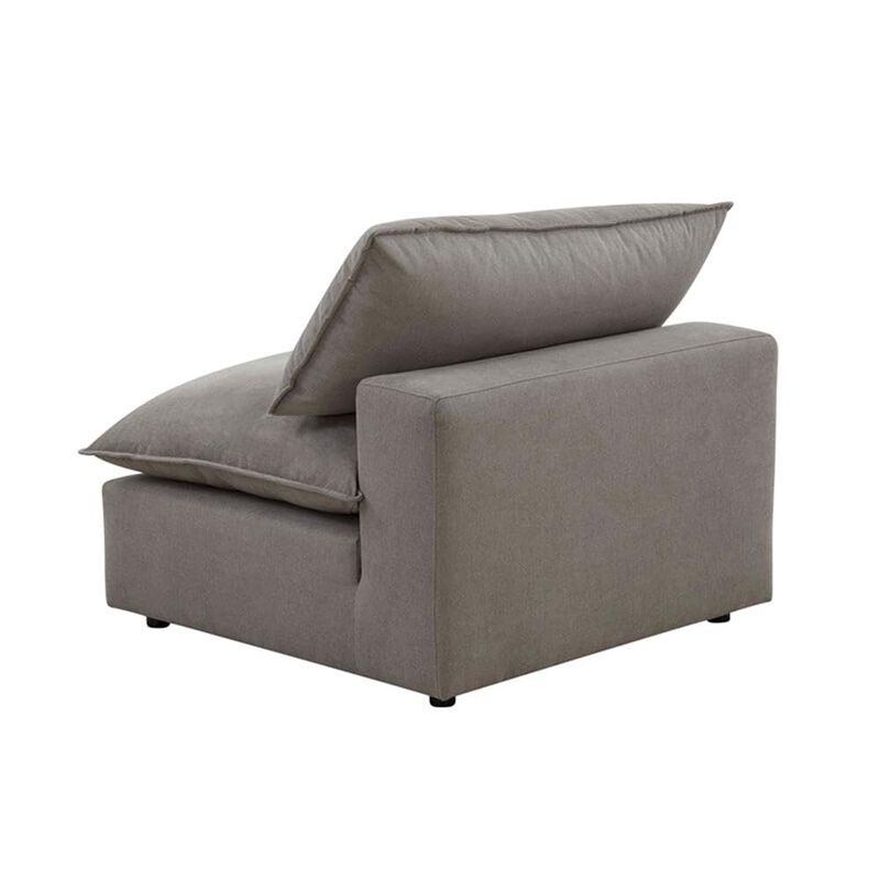 Cali Slate Performance Fabric Armless Chair image number 4