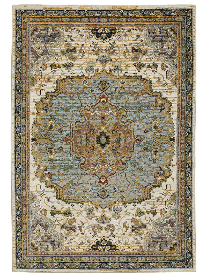 Andorra 3'3" x 5'2" Ivory Rug image number 0