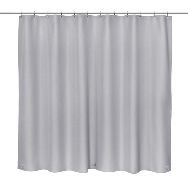 Carnation Home Fashions 2 Pack "Clean Home" Peva Liner - 72x72", Grey