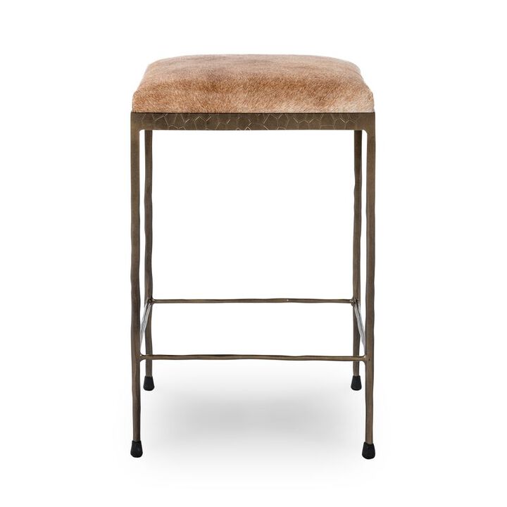 Bose Hide Blond Counter Stool