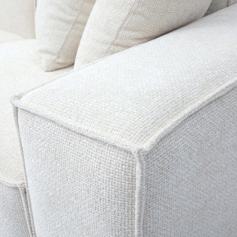Mindy Chenille Basketweave Modular Sectional image number 5