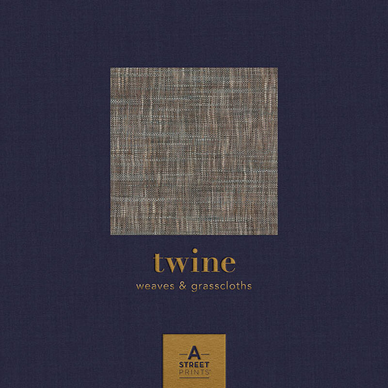 Peninsula Navy Sisal Grasscloth Wallpaper (Set of 2) image number 4