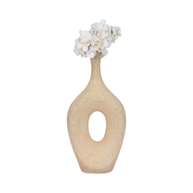 19" Beaded Open Cut Vase image number 1