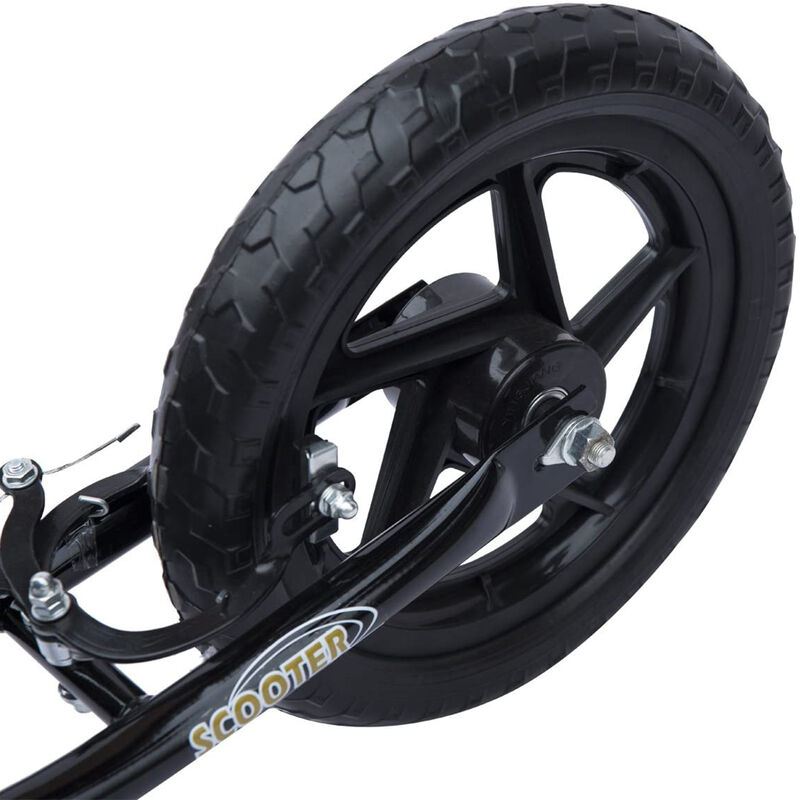 BreeBe Kick Scooter with Adjustable Height Handlebar, Non-slip Footplate, Big Wheels, Rear Brake image number 7