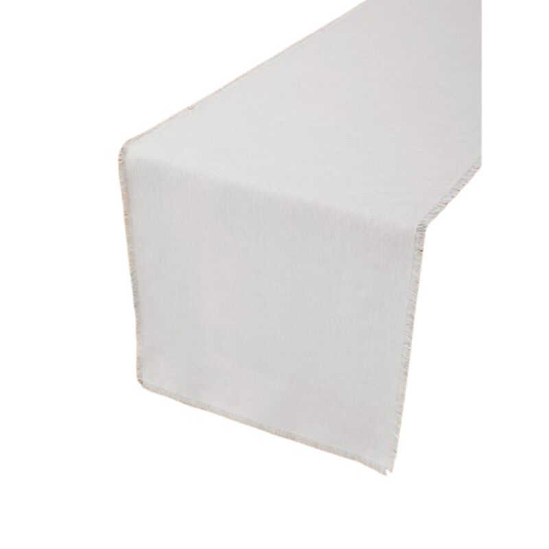 Solino Home 100% Pure Linen Table Runner - Fringe
