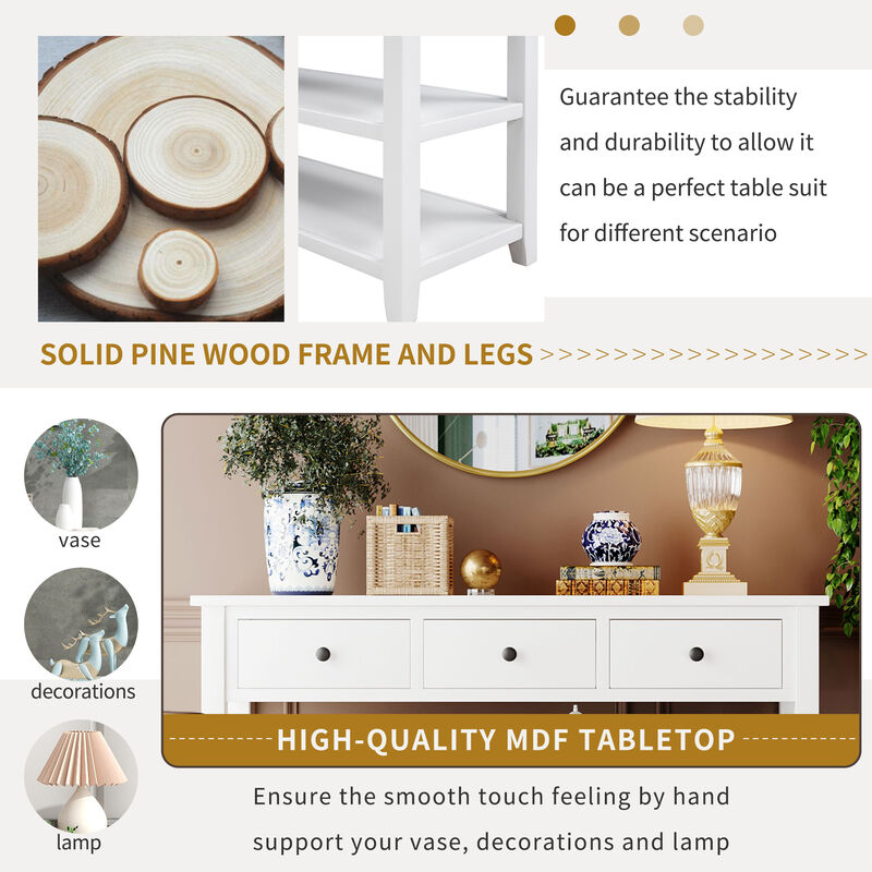 Merax Retro Design Console Table