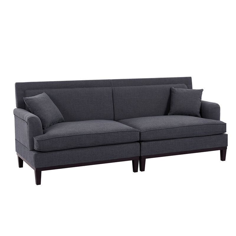 Merax Upholstered Country Style Loveseats Sofa