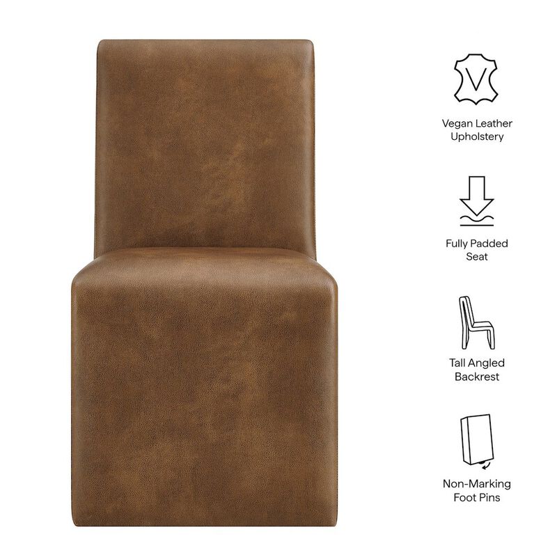 Emory Vegan Leather Dining Side Chair image number 1