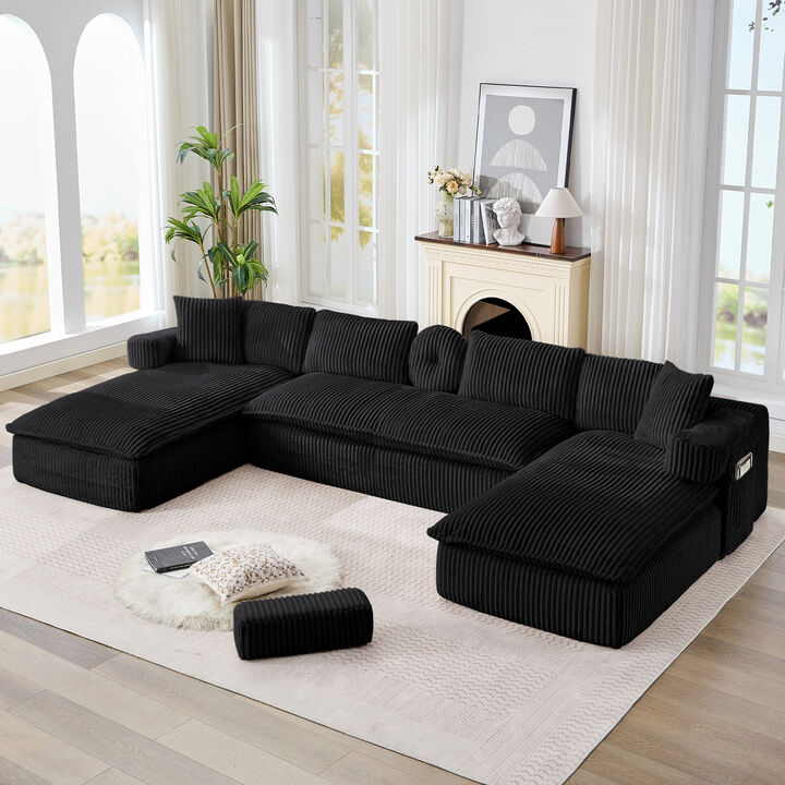 Britan 149" Oversized Sectional Couches U Shaped Couch