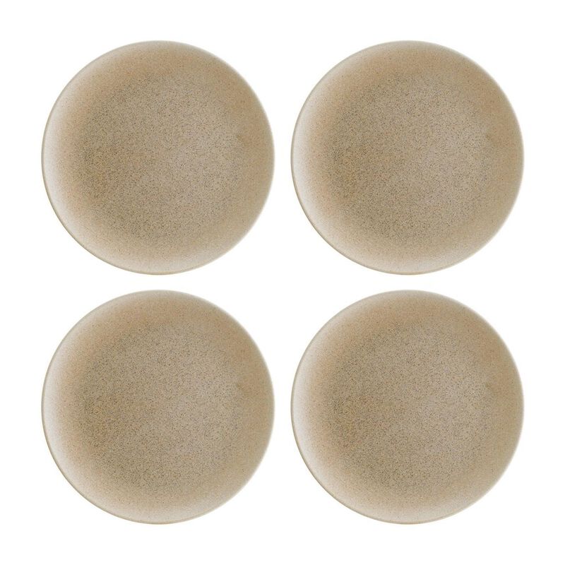 Luca Salmon Matte dia.6.75" Round Salmon Porcelain Plate (Set of 4)