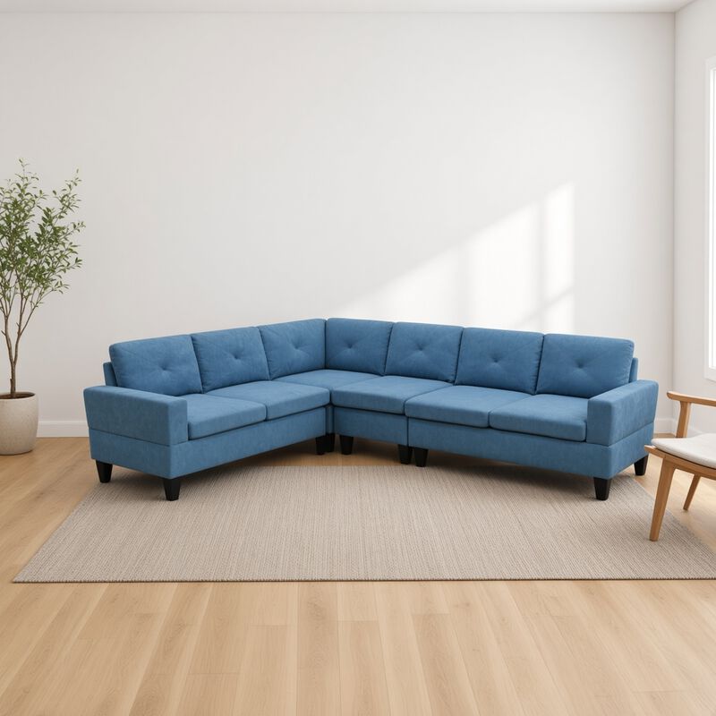 Jirji Modular L-Shaped Sectional Sofa image number 7