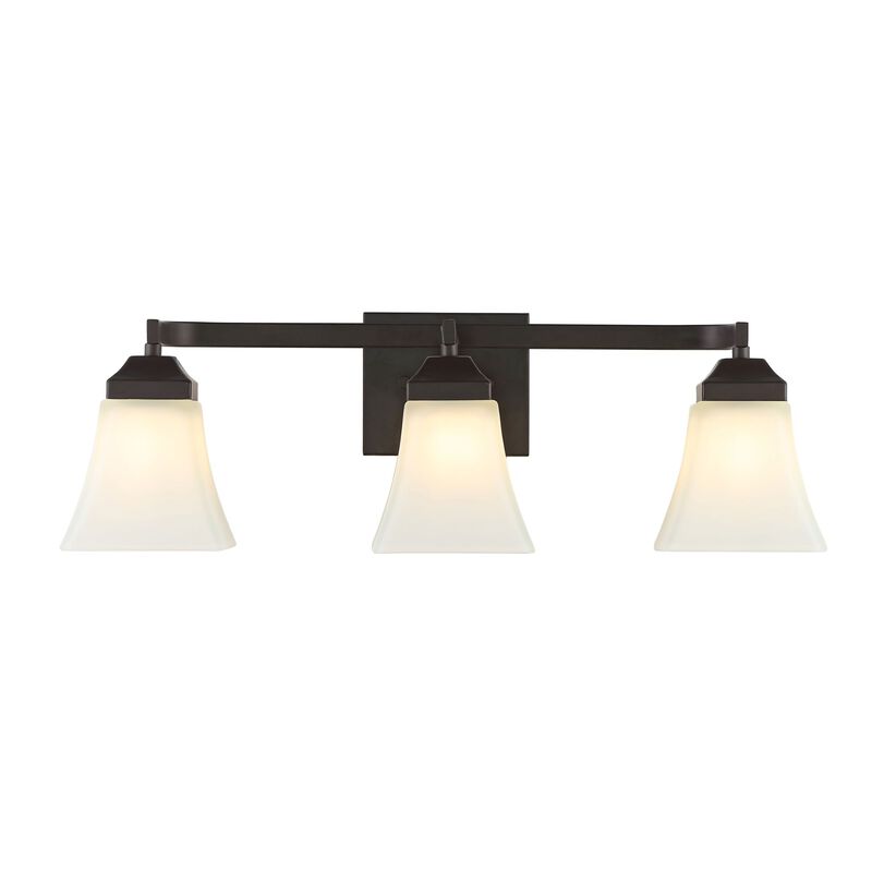 Staunton Iron/Glass Modern Cottage LED Vanity Light