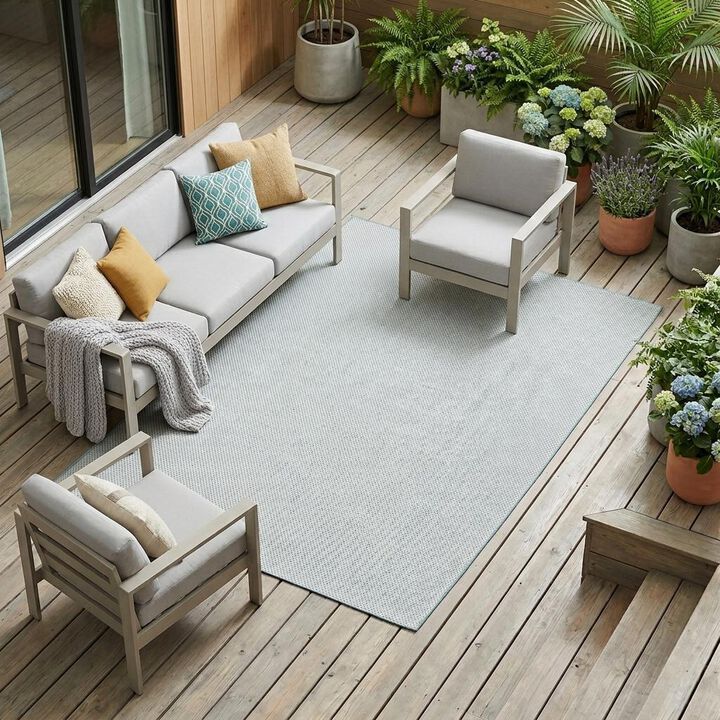 HomeRoots Indoor Outdoor Area Rug