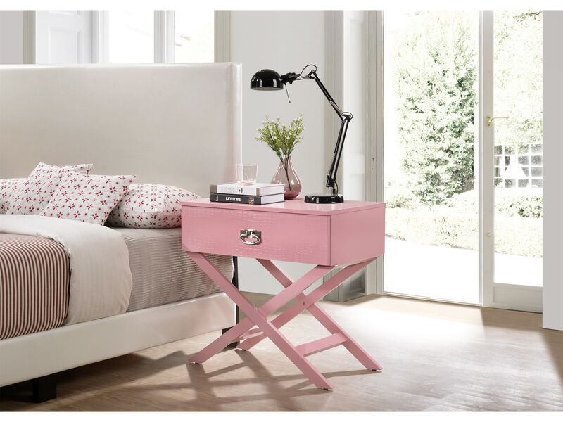 Xavier 1-Drawer Nightstand (25 in. H x 16 in. W x 27 in. D)