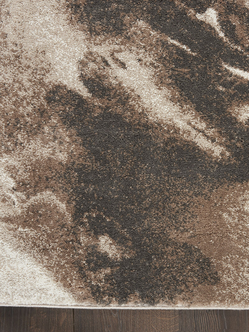 American Manor AMR03 Ivory/Mocha 3'11" x 5'11" Rug