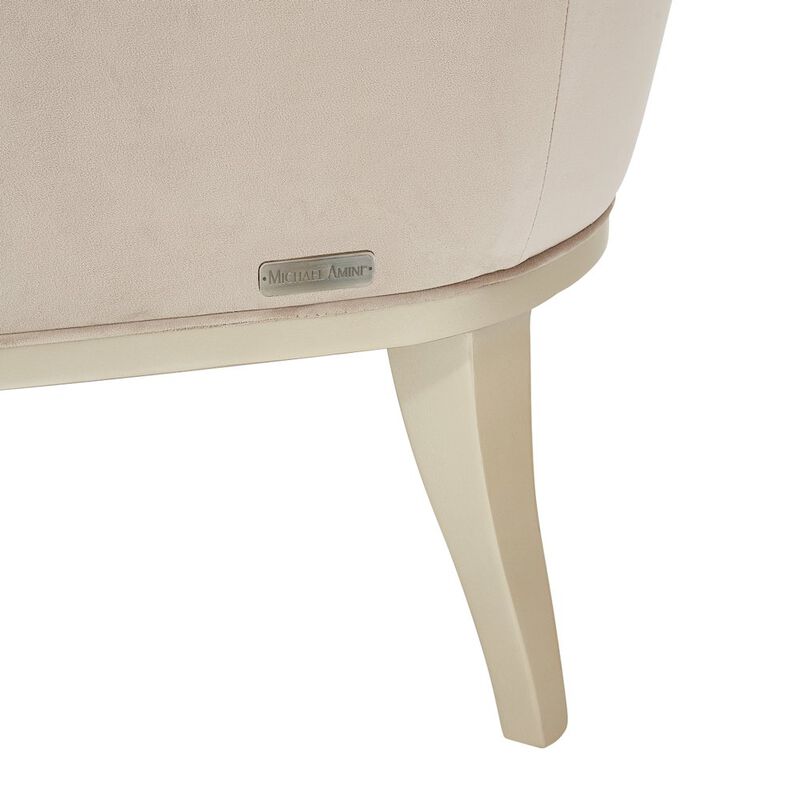 Michael Amini Villa Cherie Accent Chair - Porcini/Hazelnut