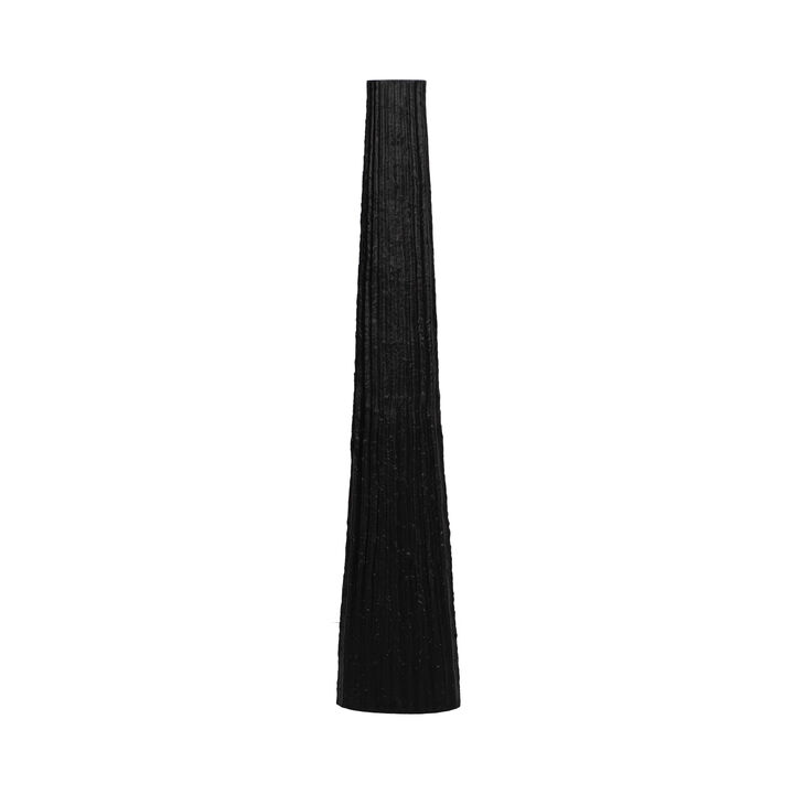 Textured Ribbed Floor Vase
