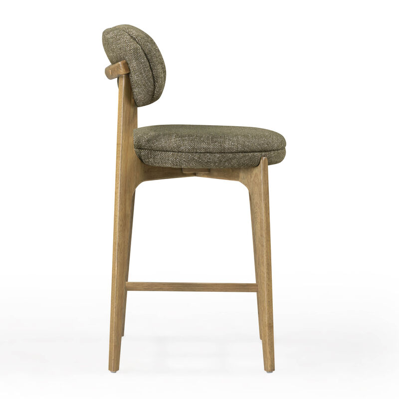 Carnation Green Performance Fabric Counter Stool image number 3