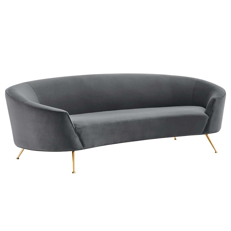 Marchesa Upholstered Performance Velvet Sofa image number 2