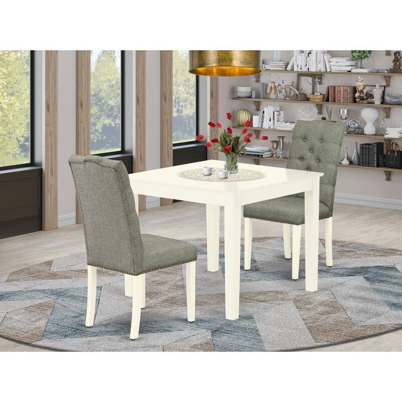 Dining Room Set Linen White