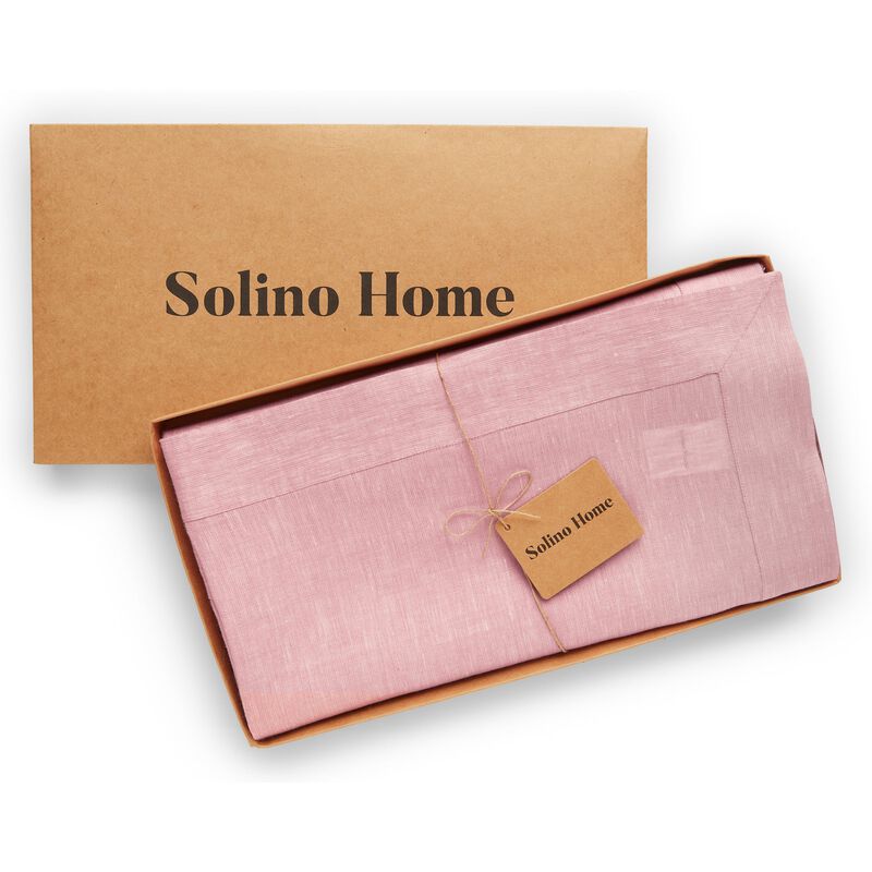 Solino Home 100% Pure Linen Tablecloth - Athena