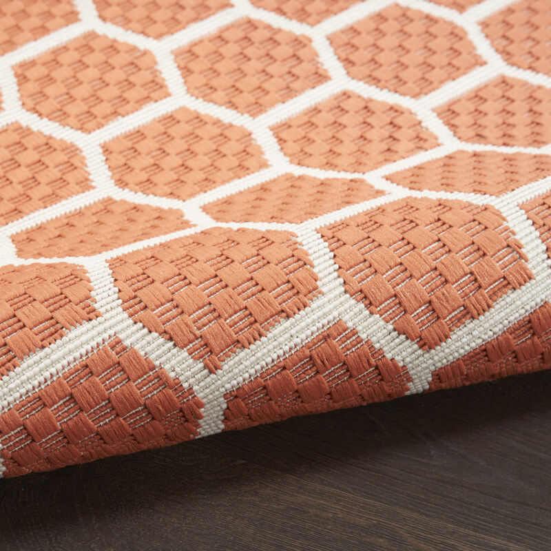 HomeRoots Geometric Indoor Outdoor Area Rug image number 2