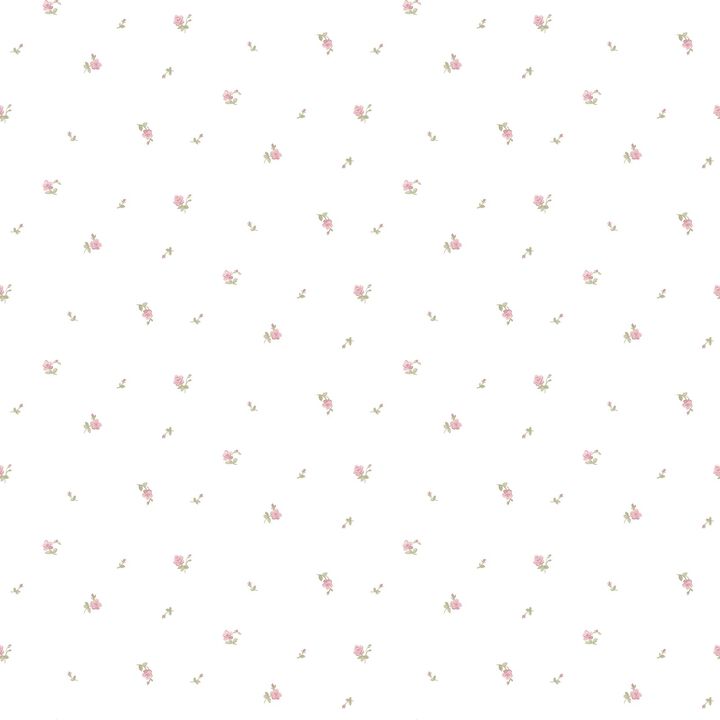 Blooming Garden Floral Blue Wallpaper 8375