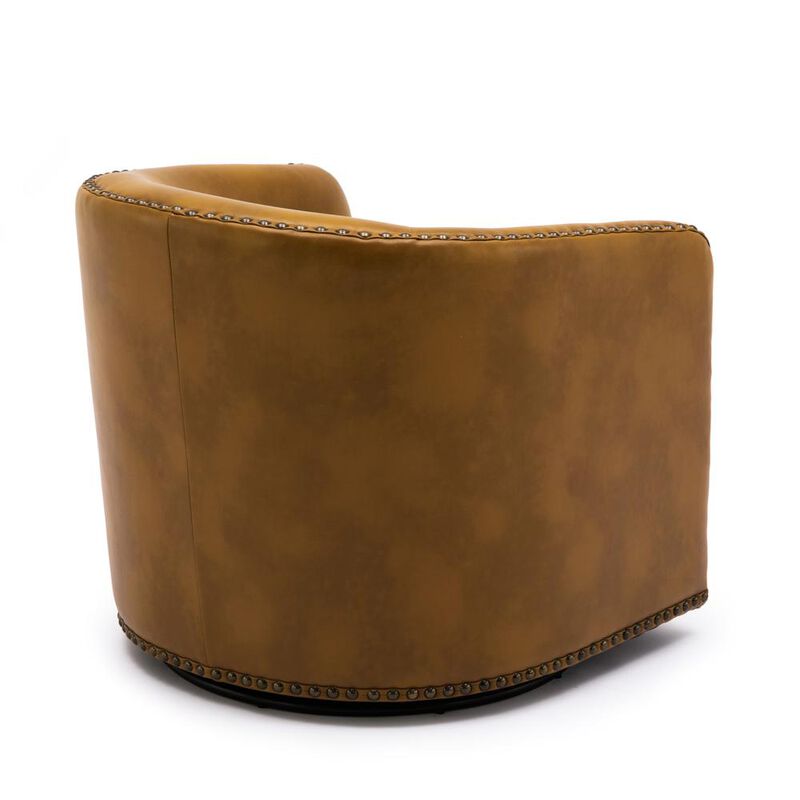 Comfort Pointe Tyler Swivel Arm Chair - Camel