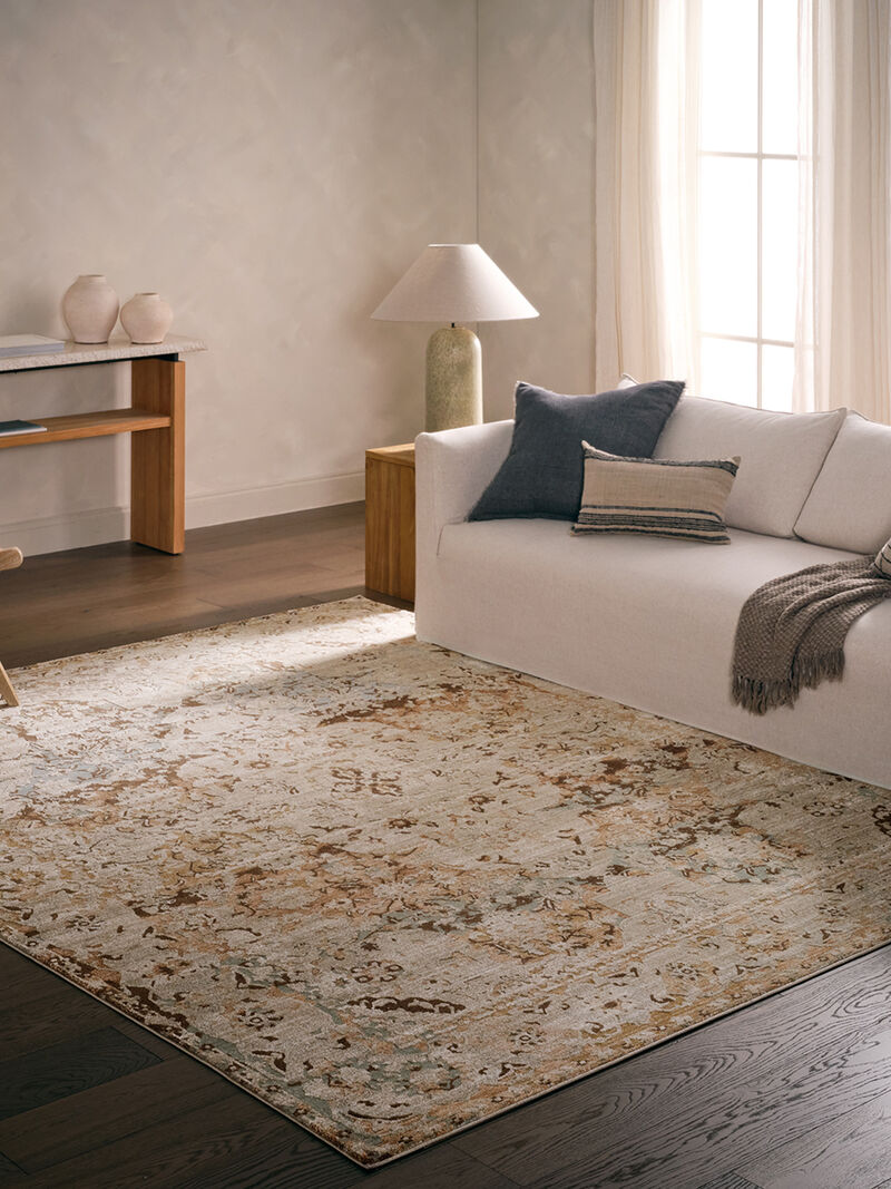 Patterned Silence Emery Gray 8'6" x 12' Rug image number 2