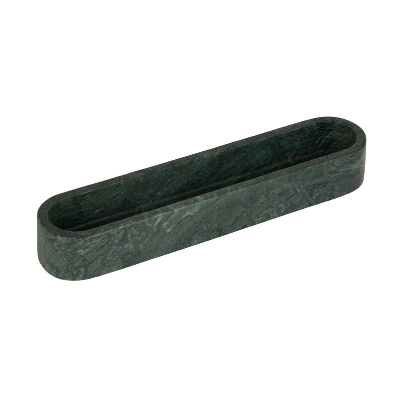 Green Marble Oval Dish image number 0
