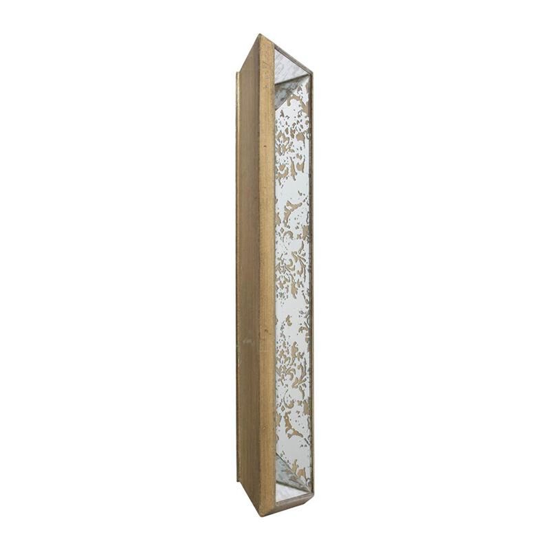 HomeRoots 20" Silver Glass Framed Accent Mirror image number 3