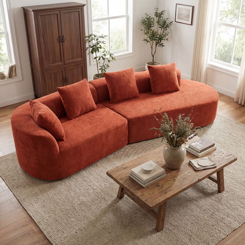 Gastdo  Curved Sectional Sofa image number 2