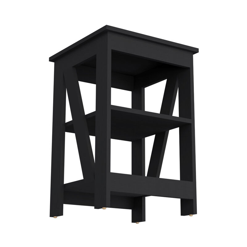 Farmhouse End Table, Narrow Side Table, Slim End Table, Side Table for Bedroom, Living Room