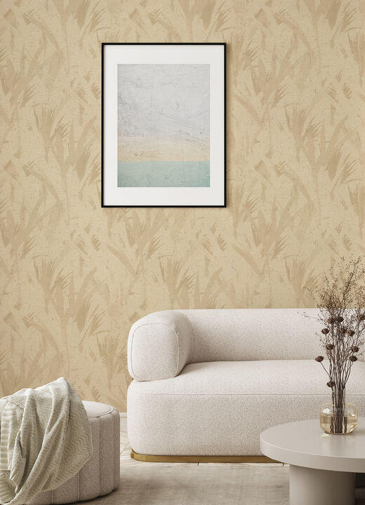 Chet Beige Spray Wallpaper
