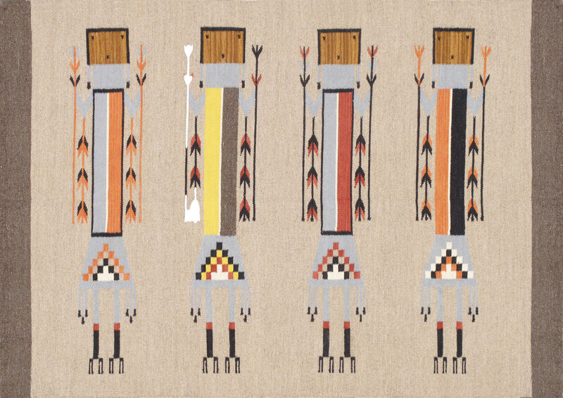 Pasargad Home Tuscany Hand-Woven Wool Area Rug- 4' 2'' X  5'10'' image number 0