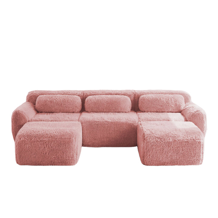 Ciltur U-shaped Boneless Sectional Sofa