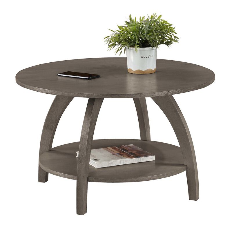 Convenience Concepts Aldrin Coffee Table with Shelf