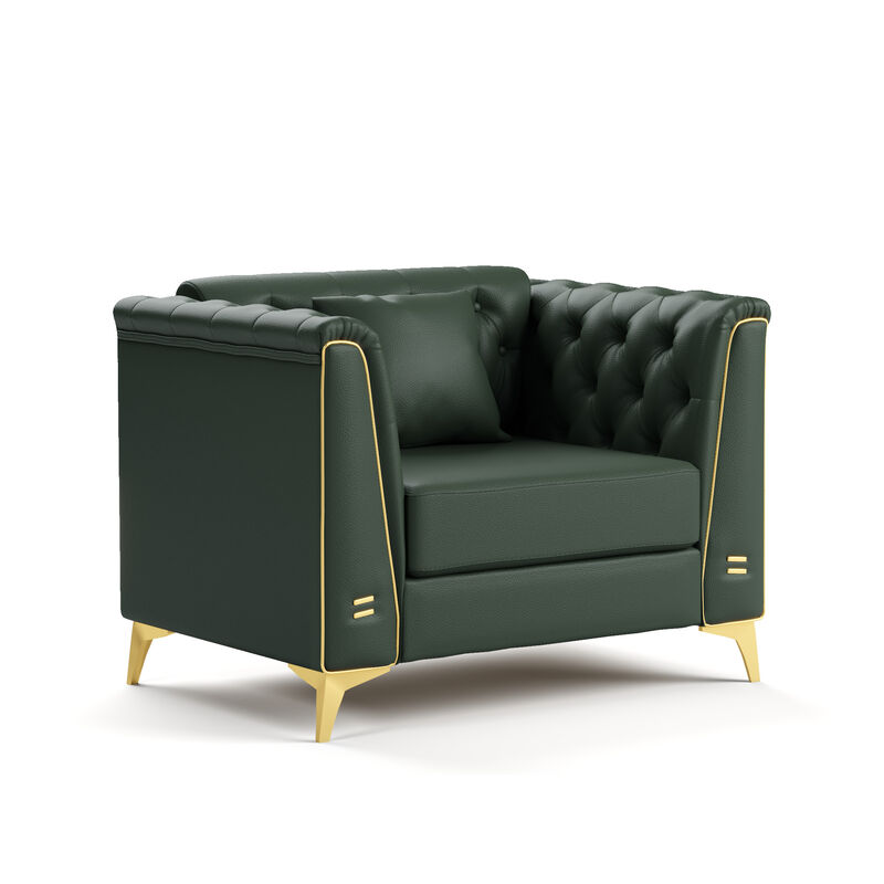 Wotvo Luxury Modular Chesterfield Sofa Set image number 7