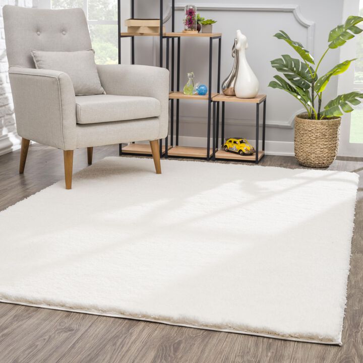 Rug Branch Asahi Contemporary Solid Grey  Indoor Area Rug