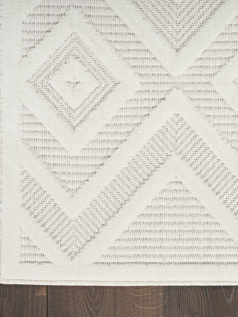 Versatile NRV01 Ivory/White 2'2" x 16' Rug image number 2
