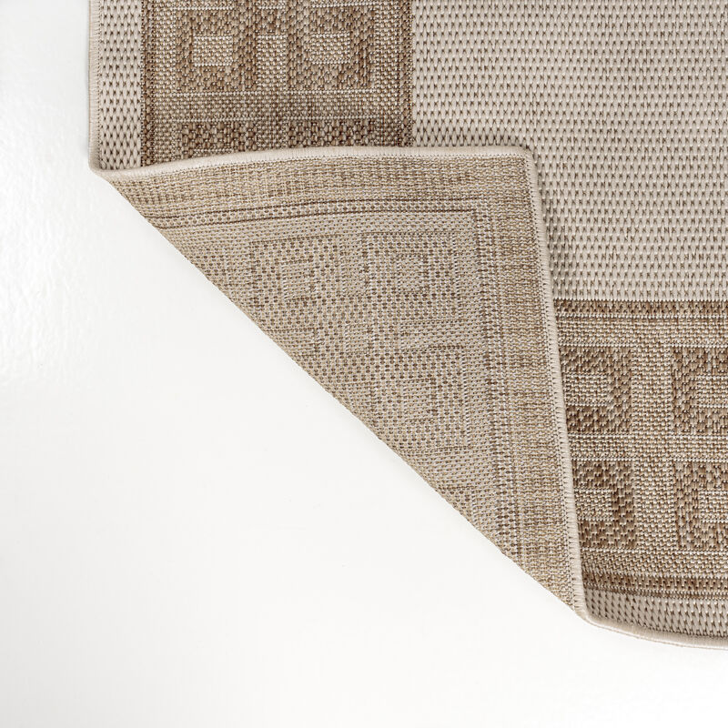 Athena Classic Geometric Border Indoor/Outdoor Area Rug