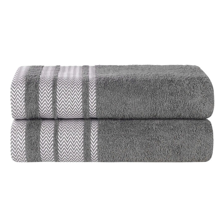 2-Piece Cotton Towel Set &ndash; Plush, Absorbent Bath Towels