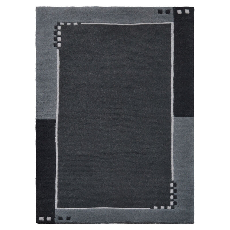 Rugsotic Carpets Hand Knotted Tibbati Wool Size Area Rug Contemporary Size T00205 image number 0