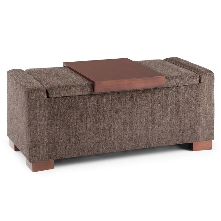 Simpli Home Bretton Lift Top Storage Ottoman
