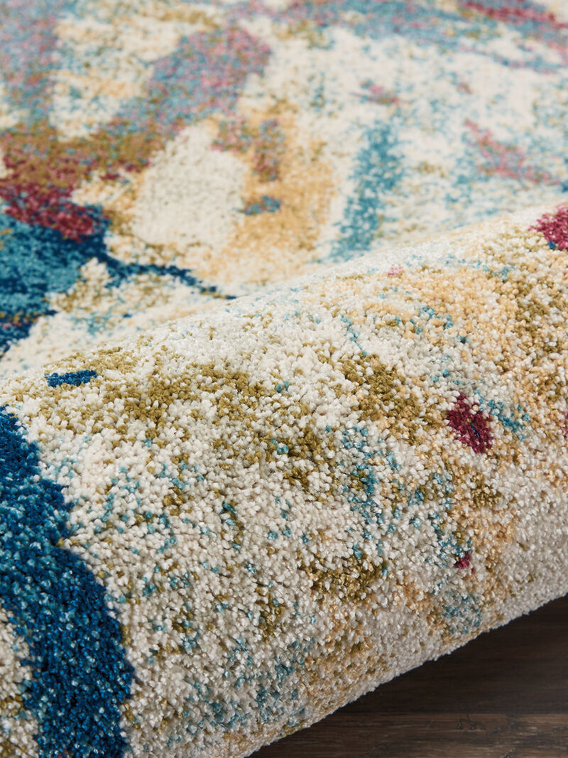 Fusion FSS10 Cream/Multicolor 7'10" x 10'6" Rug