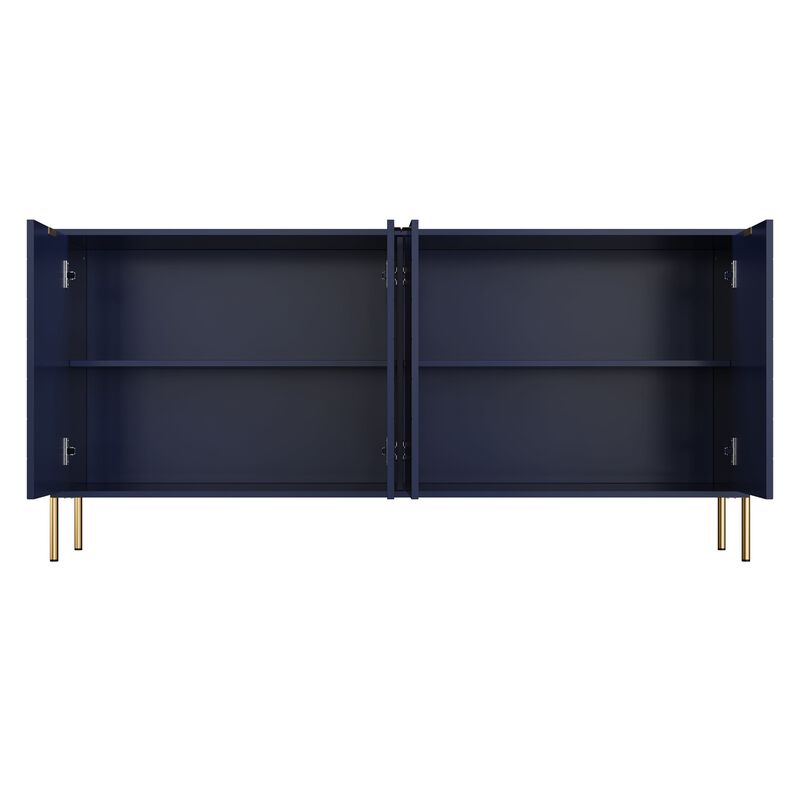 4-Door Accent Cabinet More Large Storage Cabinet