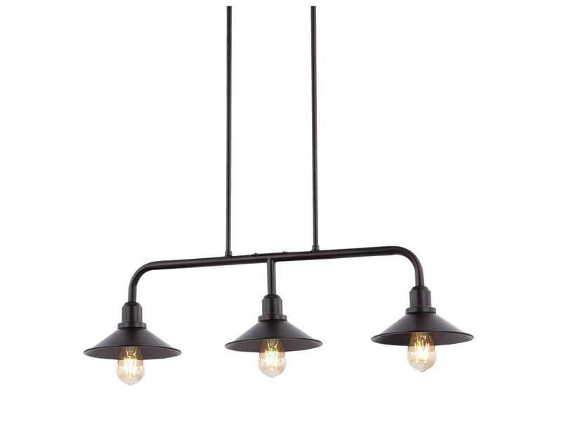 Cade 3-Light Metal Farmhouse Industrial LED Pendant