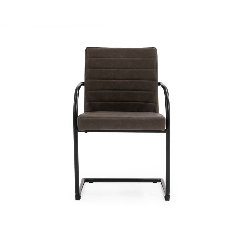 Ivey Modern Brown Dining Chair (Set of 2)