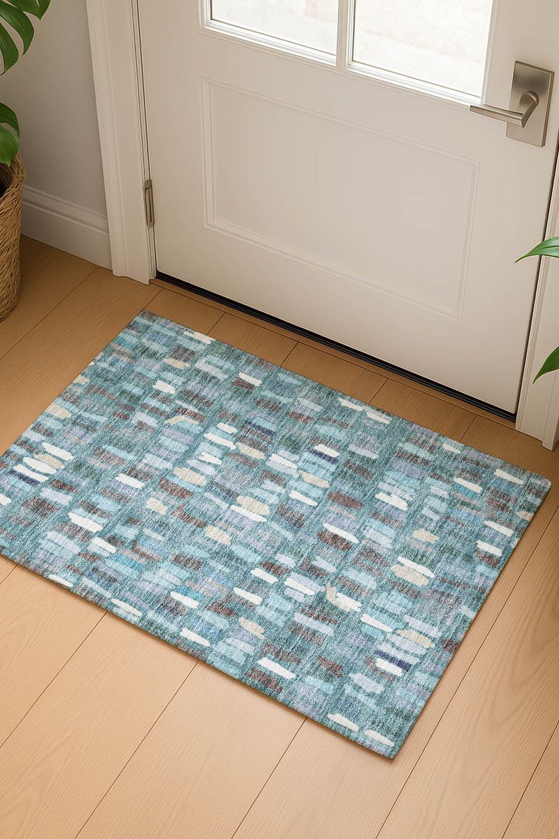 Kenner KN5 Teal 9' x 12' Rug image number 2